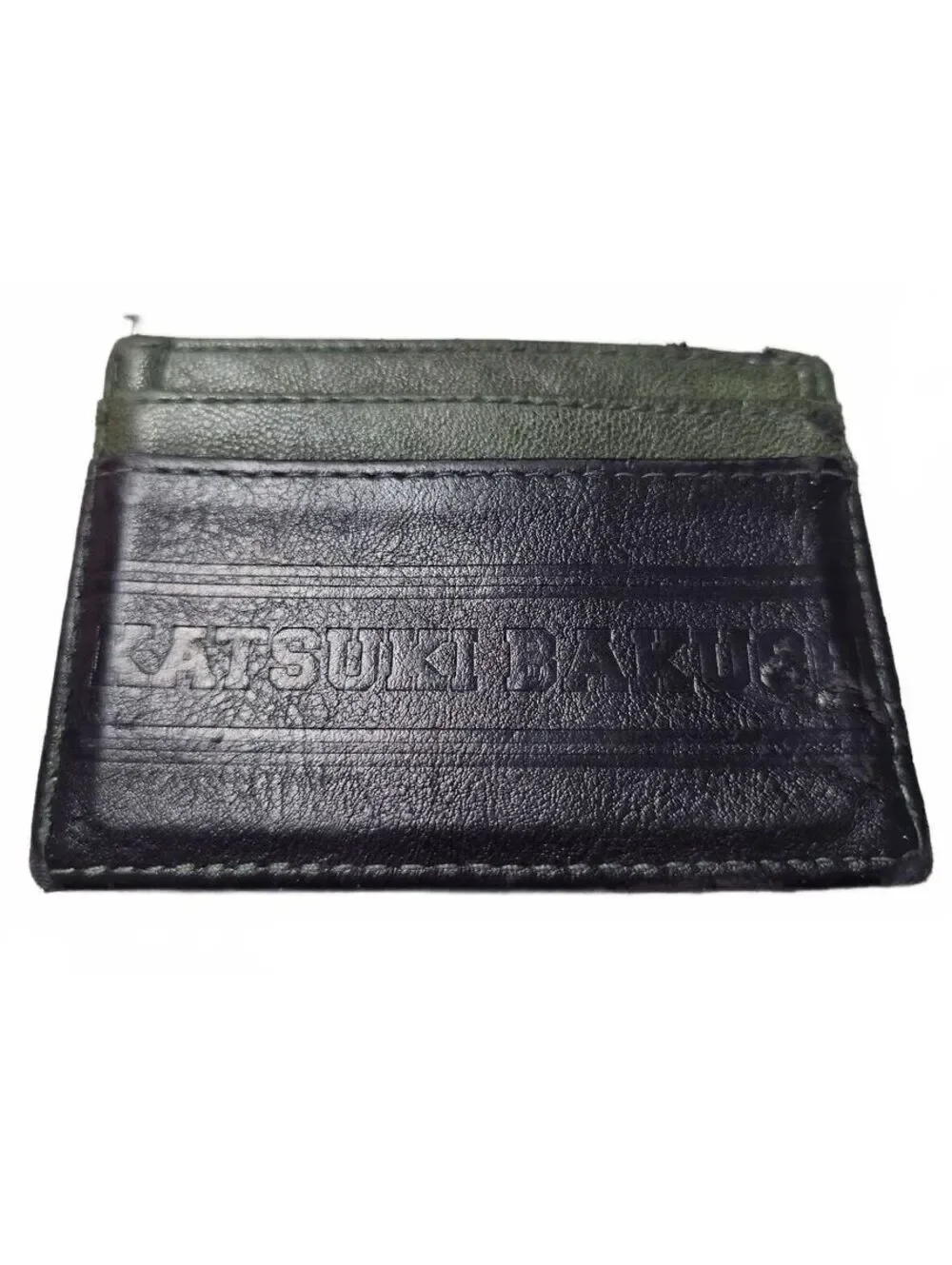 Anime Wallet Card Holder 4x3 – Katsuki Bakugo Design – Heavy Wear – Read